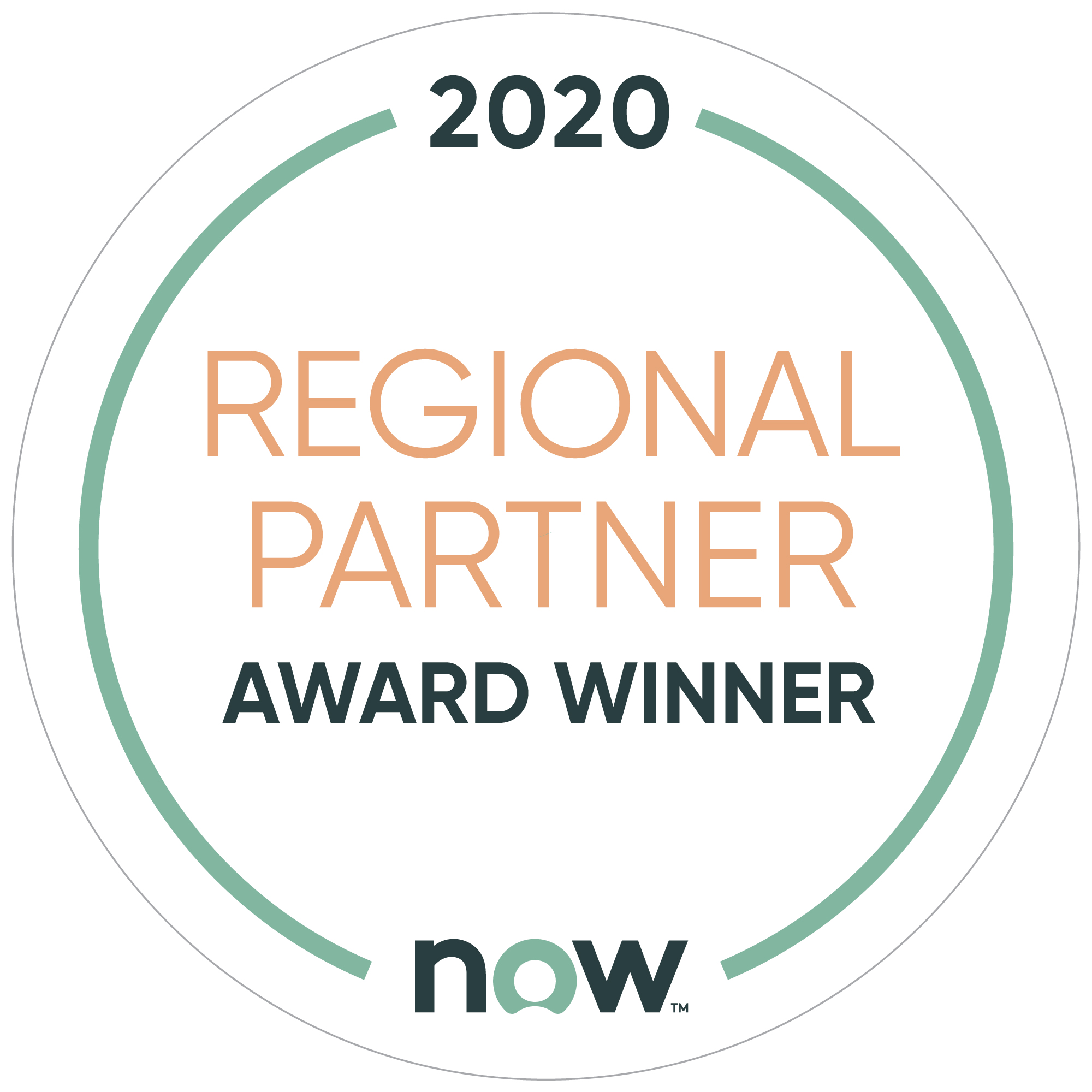 ServiceNow 2020 Regional Partner Award Winner