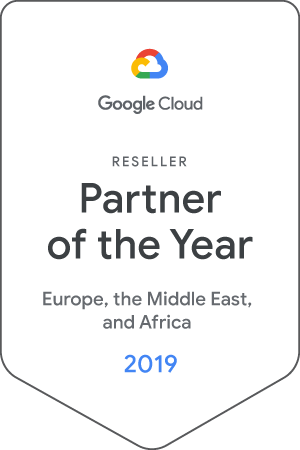 EMEA Reseller Partner of the Year by Google Cloud